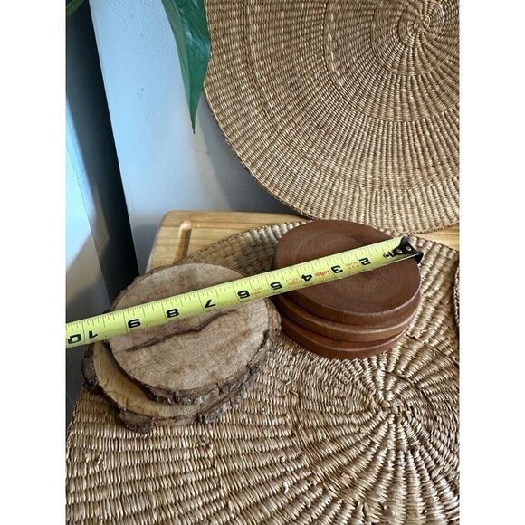 Set of 5 Wooden Coasters - Picture 5 of 7